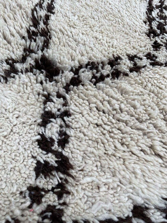 black and white carpet