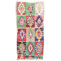 Carpet Boucherouite 90x200 cm