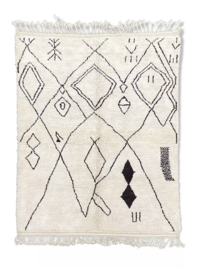 tapis marocain shaggy