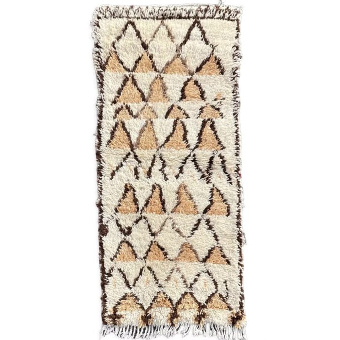 Beige Berber carpet Azilal