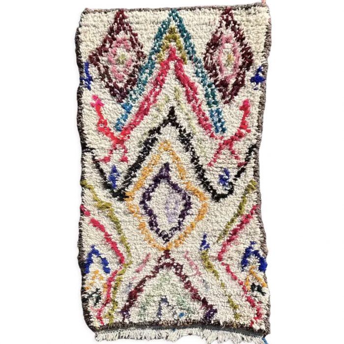 Berber carpet Azilal Colored
