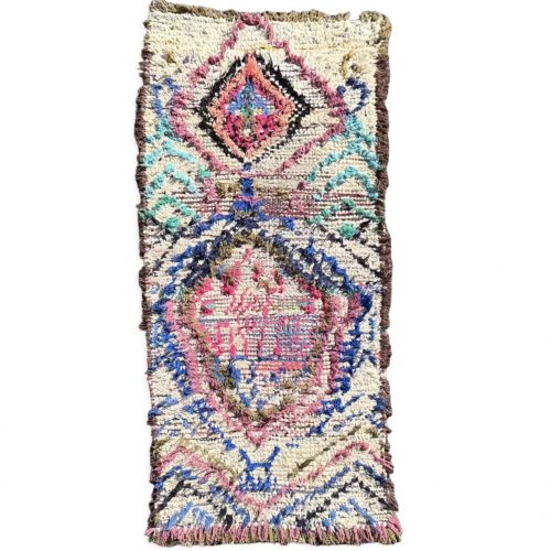 Colored Berber carpet Azilal