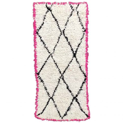 Azilal Berber Black and White Carpet