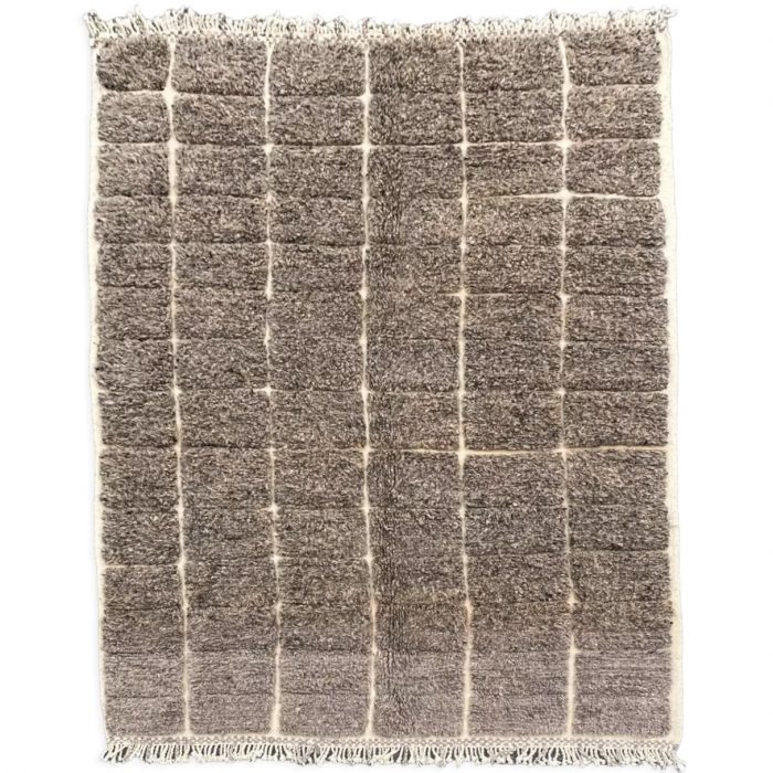 Beni Ouarain Shaggy brown Berber carpet