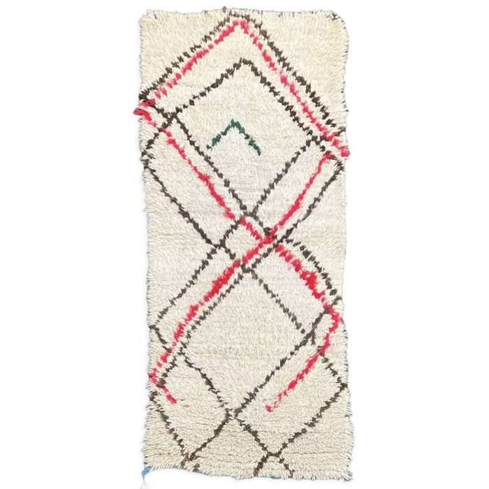 Berber carpet Azilal Vintage, measures 75x175 cm