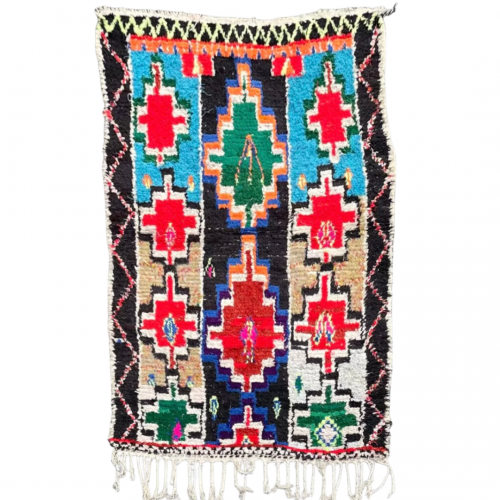 Azilal traditional vintage Moroccan Berber rug