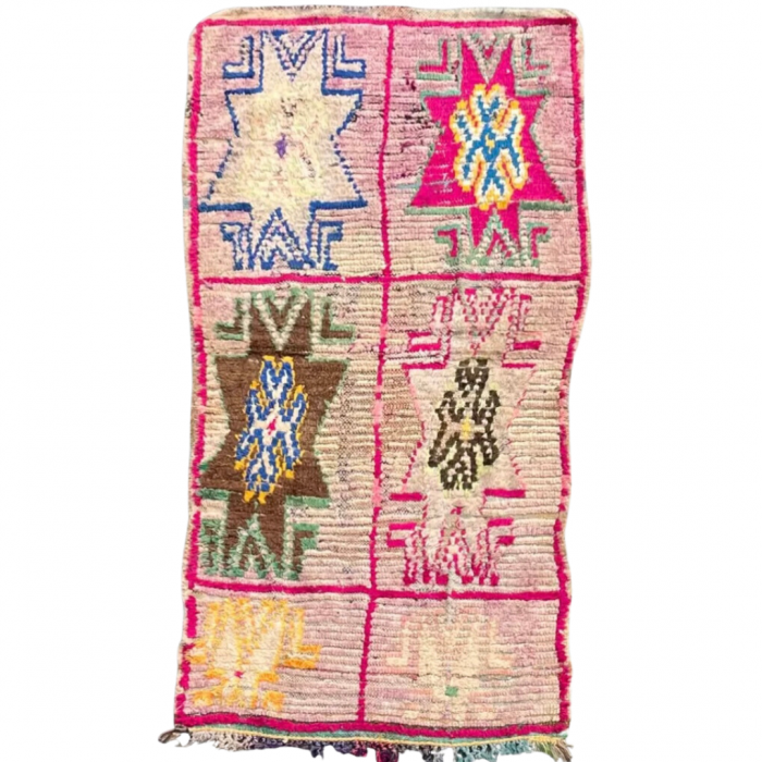 Boujaad Antique Pink Moroccan Berber Rug