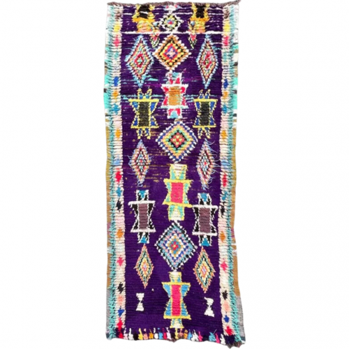 Vintage purple Moroccan Berber carpet