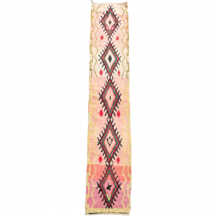Moroccan Berber carpet boujaad corridor