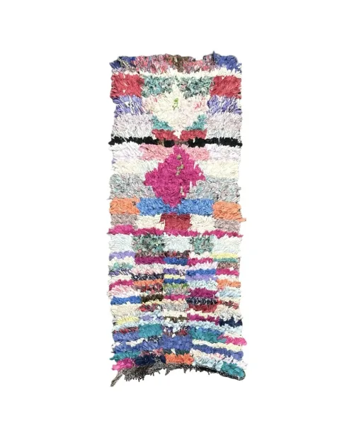 tapis berbere boucherouite vintage 70x170 cm 250 euros