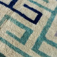 Labyrinthe -Tapis berere marocain en laine 205x300 cm - Image 5
