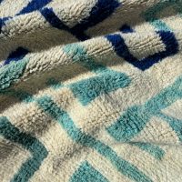Labyrinthe -Tapis berere marocain en laine 205x300 cm - Image 6