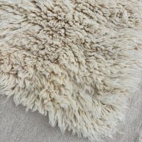 Carre secret -Tapis Marocain Mrirt Blanc 190x300 cm - Image 4