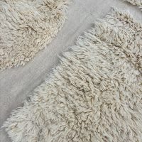 Carre secret -Tapis Marocain Mrirt Blanc 190x300 cm - Image 5
