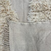 Carre secret -Tapis Marocain Mrirt Blanc 190x300 cm - Image 2