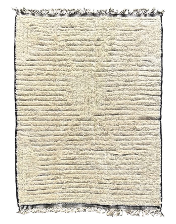 Tapis marocain berbère Mrirt en laine fait main 210x300 cm