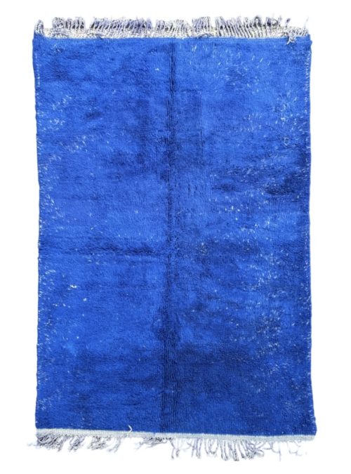 tapis marocain bleu Majorelle