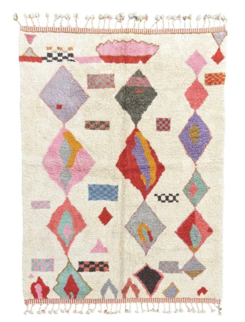 Tapis Berbère shaggy en laine du Maroc