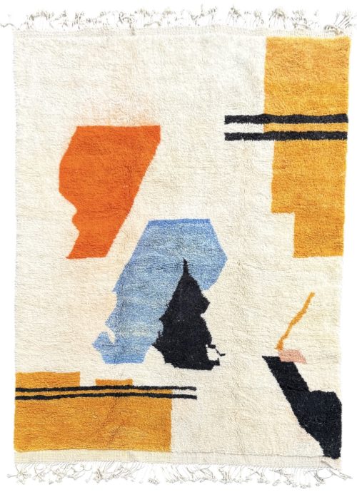 Tapis Marocain modern en laine
