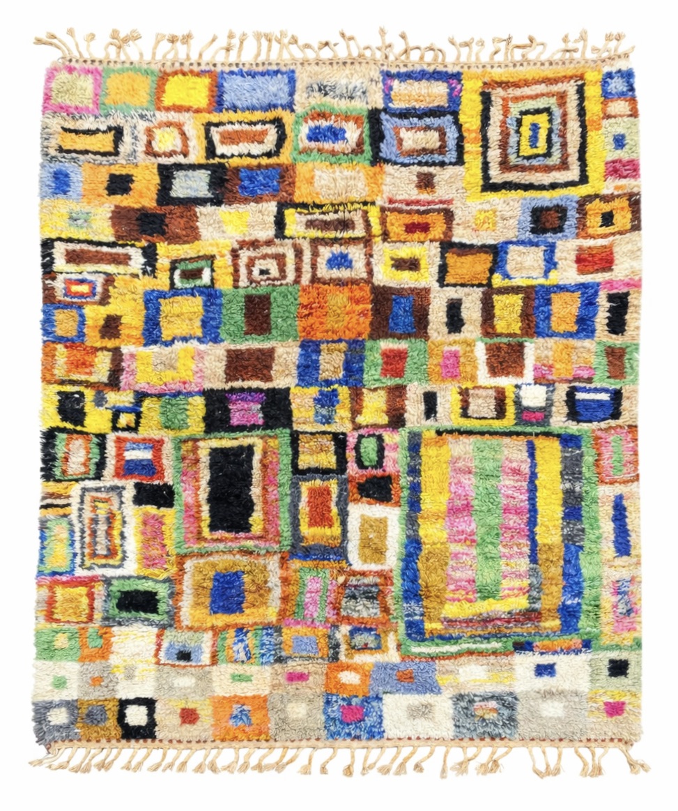 tapis marocain berbere en laine