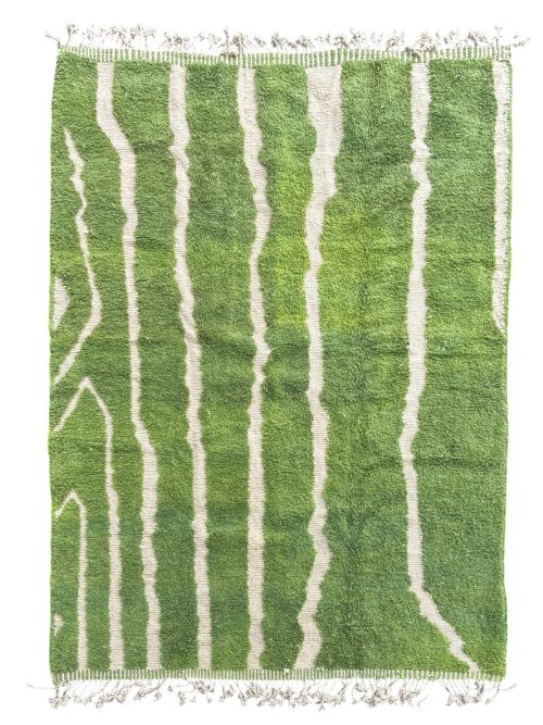 tapis marocain berbere vert