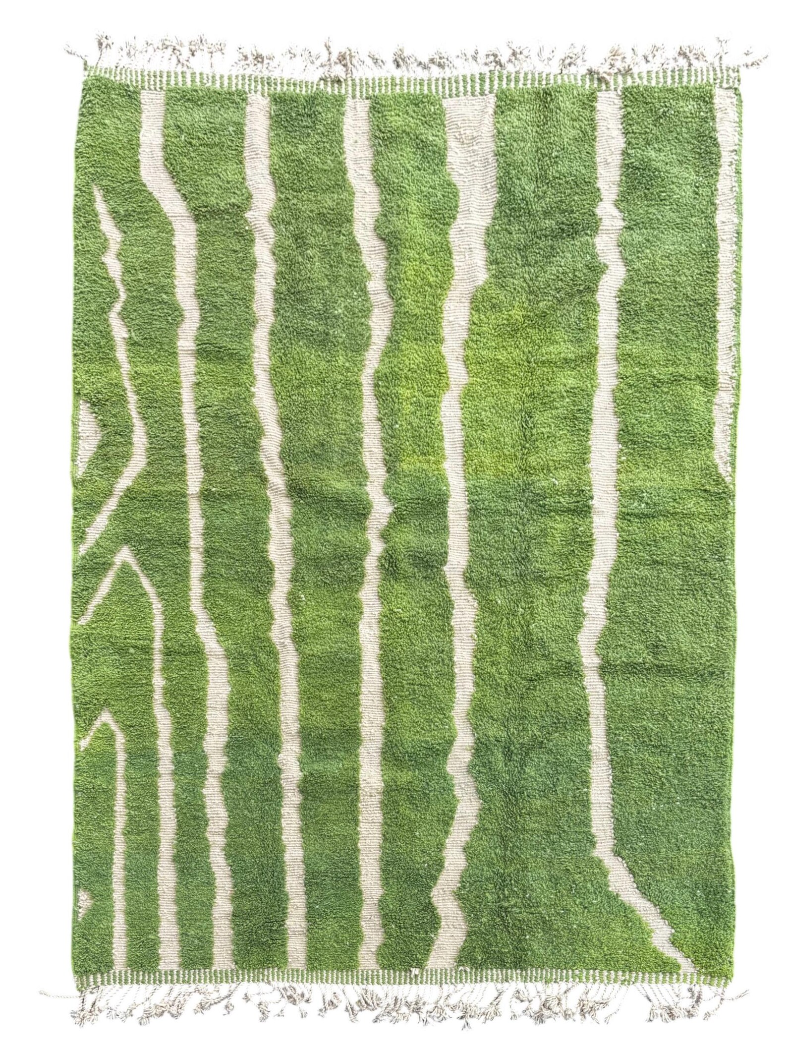 tapis marocain berbere vert